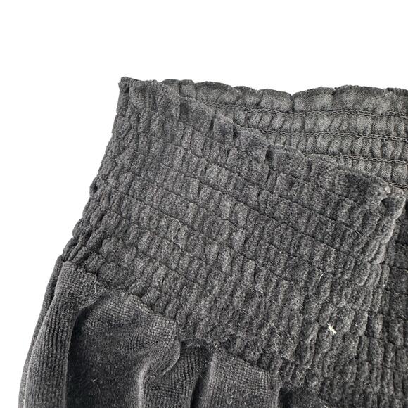 Maternity Black Velvet Maternity Pants Vintage 2000's Liz Lange Large - Picture 4 of 6